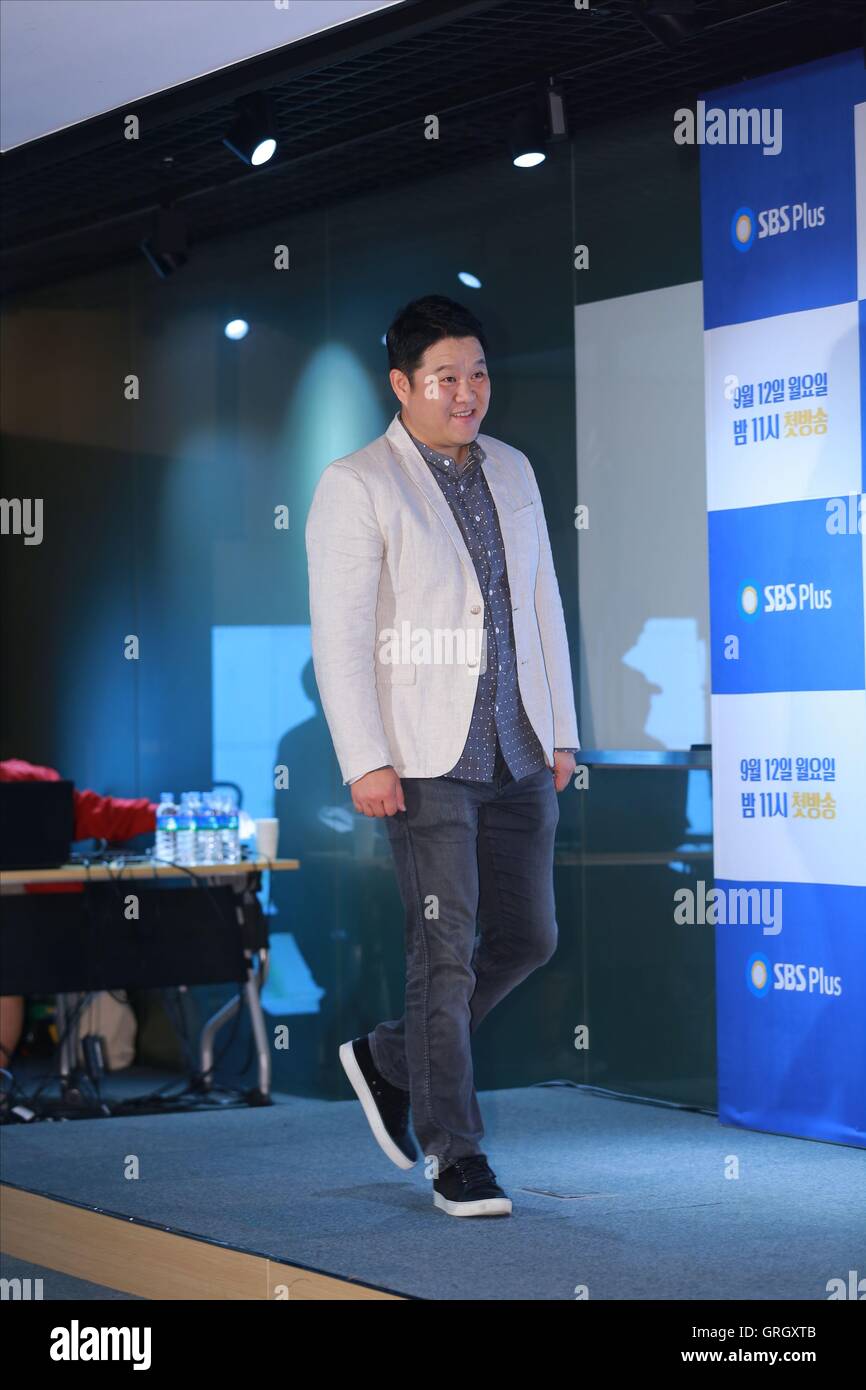 Seul in Corea. 07Th Sep, 2016. Kim Gu ra, Kim Gook Jin e su-hyang Im frequentare SBS plus talk show in Seoul, Corea sulla 07th Settembre, 2016.(Cina e Corea diritti) © TopPhoto/Alamy Live News Foto Stock