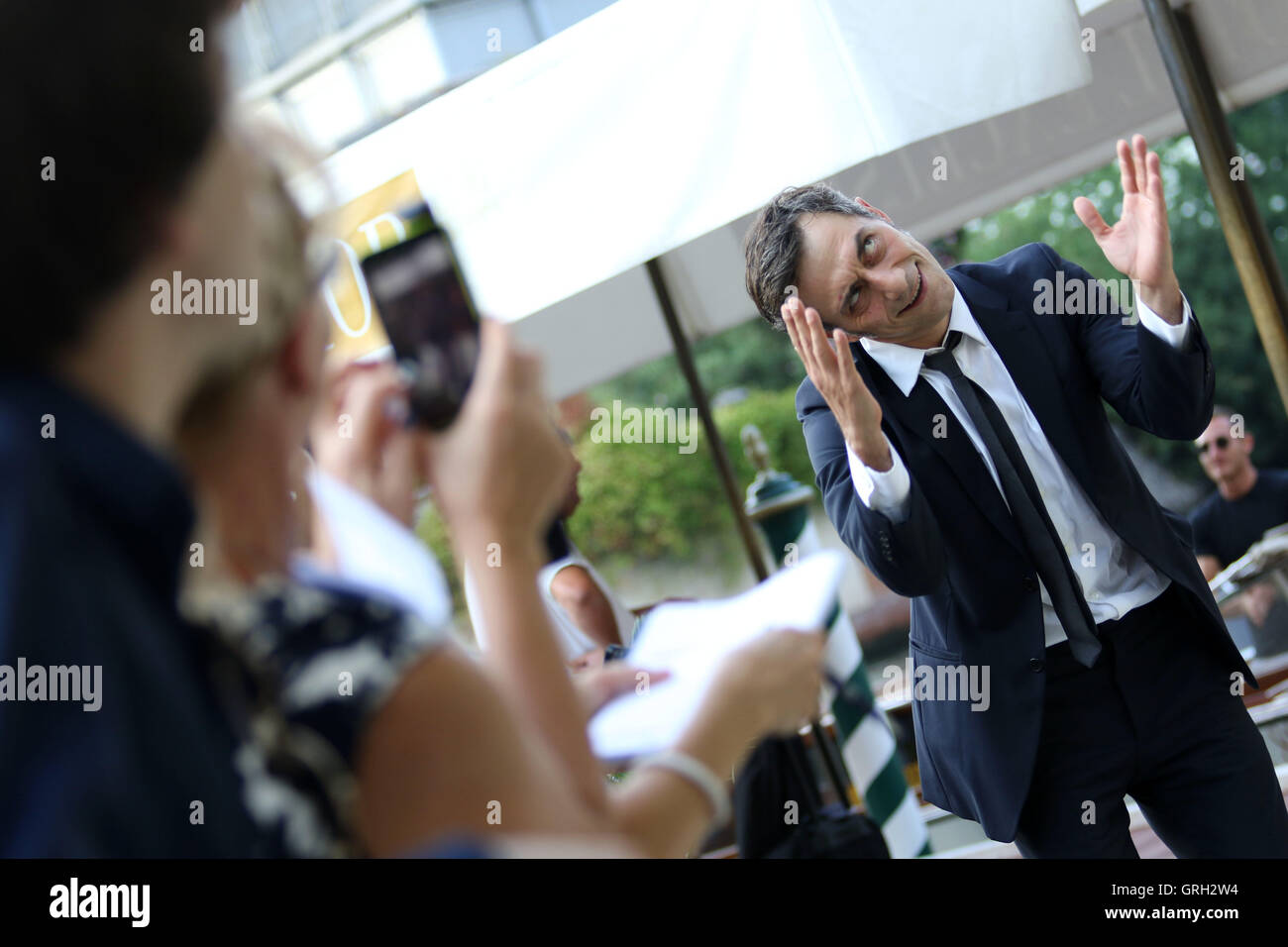 Venezia, Italia. Il 7 settembre, 2016. Filippo Timi attore del film 'Questi giorni' , 73th Venice International Film Festival Photo credit: Ottavia Da Re/Sintesi/Alamy Live News Foto Stock