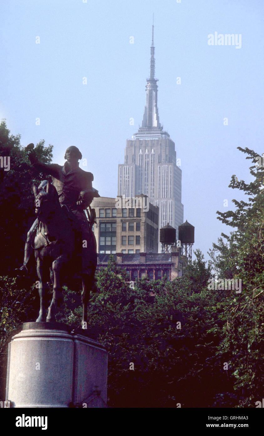 EMPIRE State Building di New York Foto Stock