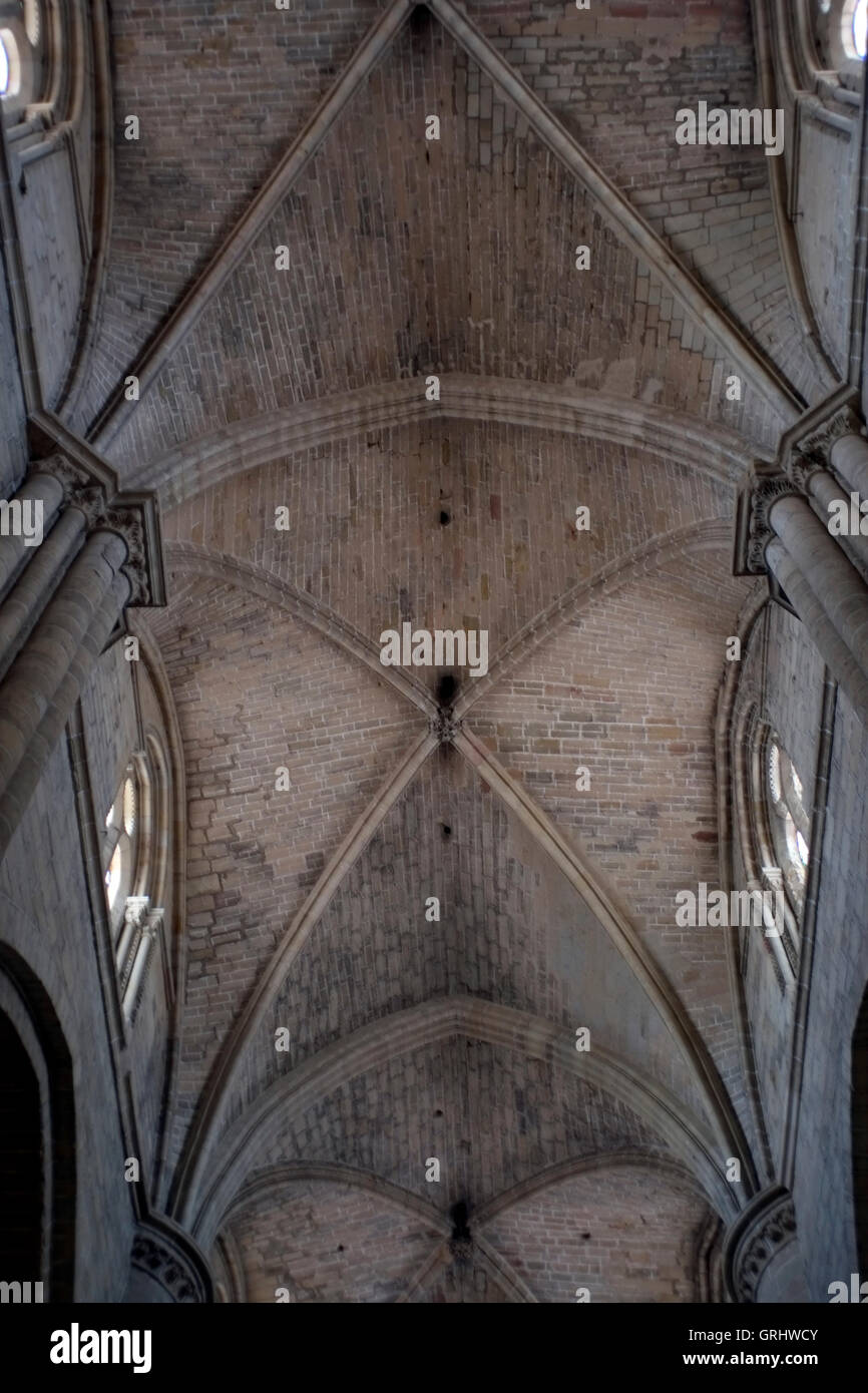 Il soffitto della cattedrale è visto a Siguenza, Agosto 29, 2016. Copyright fotografia John Voos Foto Stock