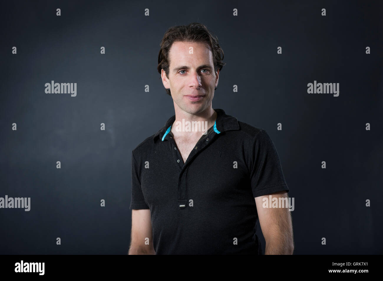 Record di lunga distanza ciclista britannica, avventuriero, emittente, documentarista e scrittore Mark Beaumont. Foto Stock