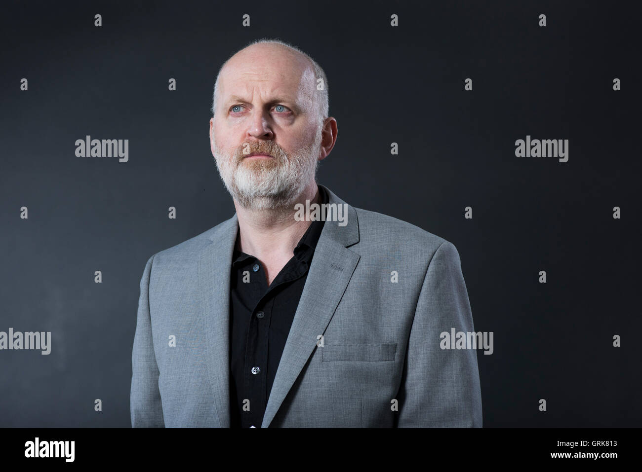 Poeta scozzese, musicista e scrittore Don Paterson OBE, FRSL. Foto Stock