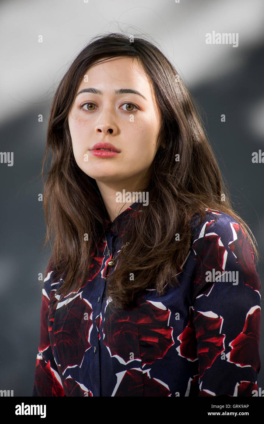 Giapponese, Inglese britannico, cinese, americano, una fiction, scrittore e illustratore Rowan Hisayo Buchanan. Foto Stock