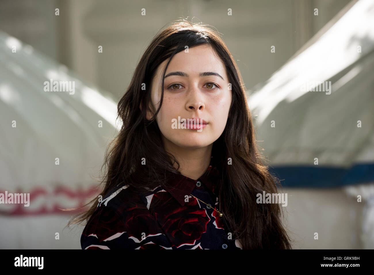 Giapponese, Inglese britannico, cinese, americano, una fiction, scrittore e illustratore Rowan Hisayo Buchanan. Foto Stock