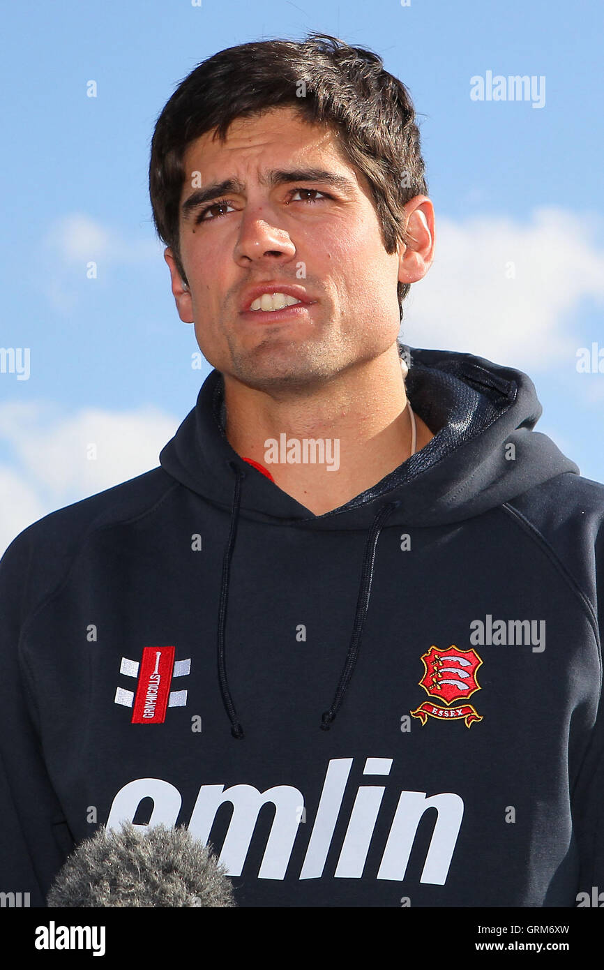 Alastair Cook di Inghilterra e Essex - Essex County Cricket Club premere giorno presso l'Essex County Ground, Chelmsford Essex - 02/04/13 Foto Stock