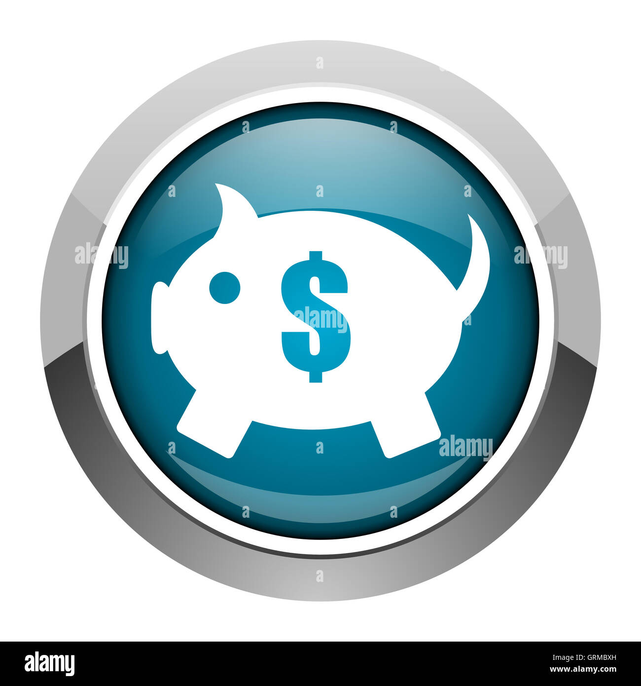 icona della Banca Piggy Foto Stock