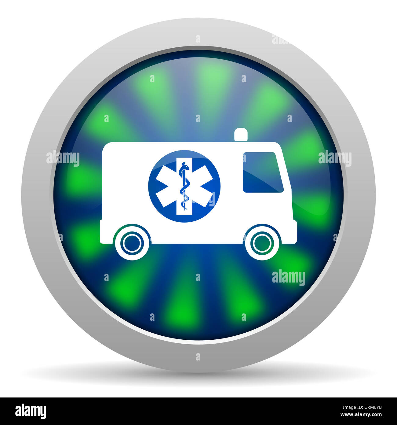 icona di ambulanza Foto Stock