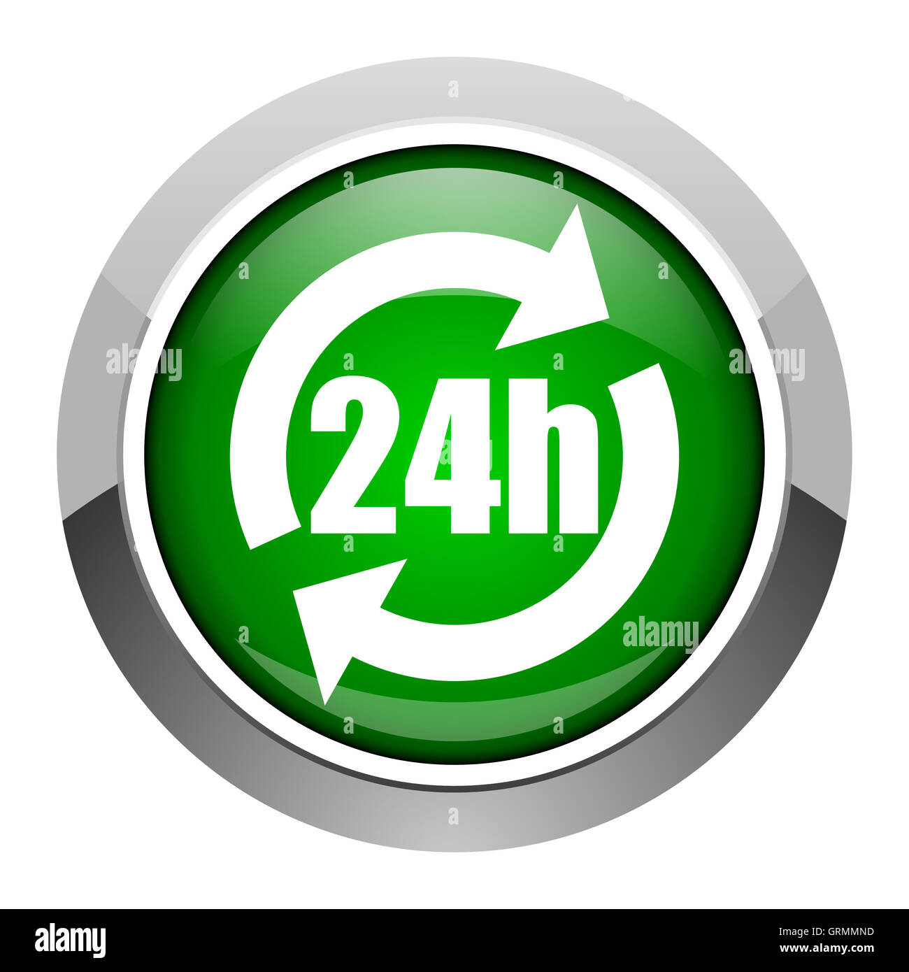 icona di 24h Foto Stock