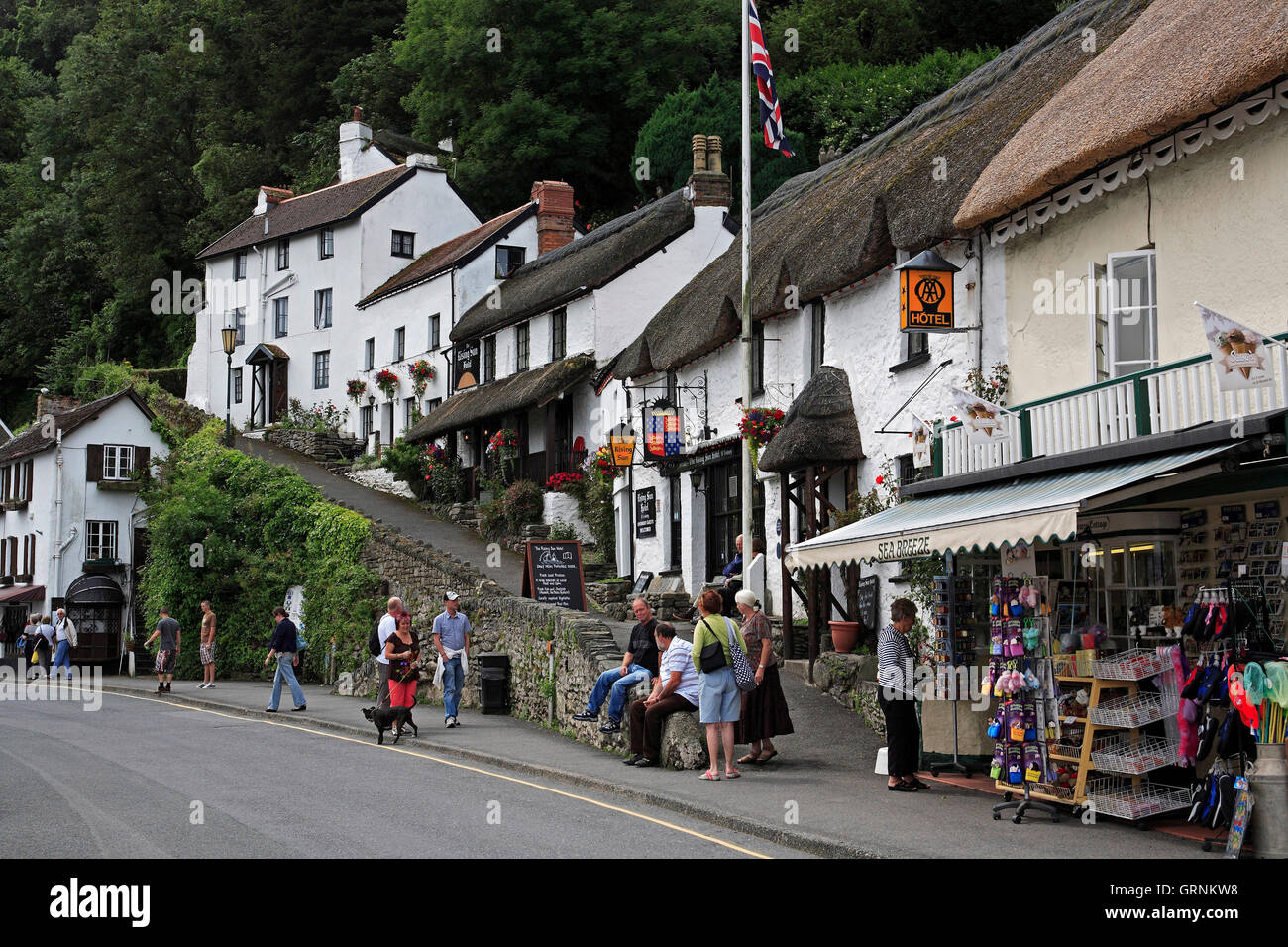 Mars Hill, Lynmouth, Devon Foto Stock