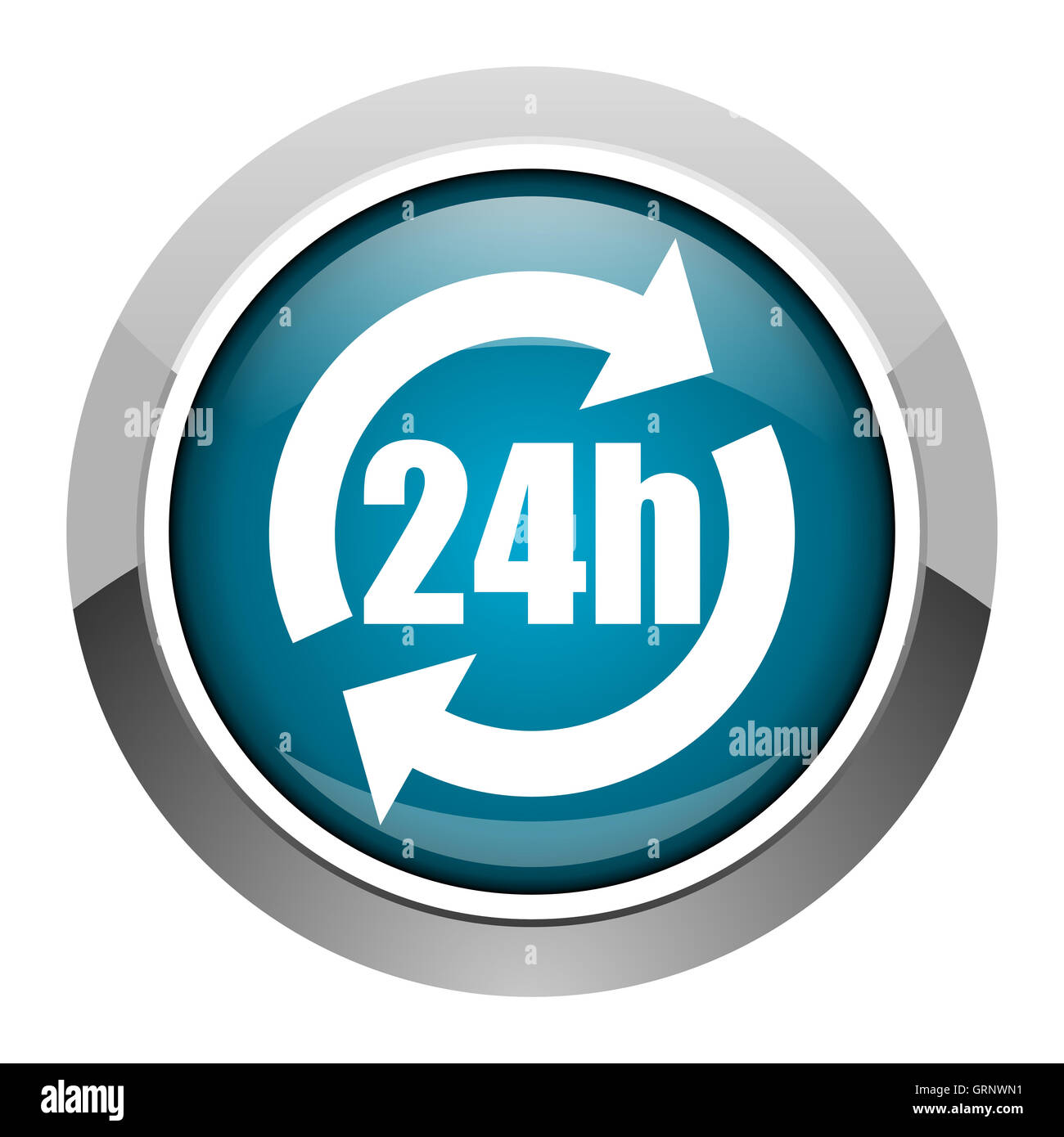 icona di 24h Foto Stock
