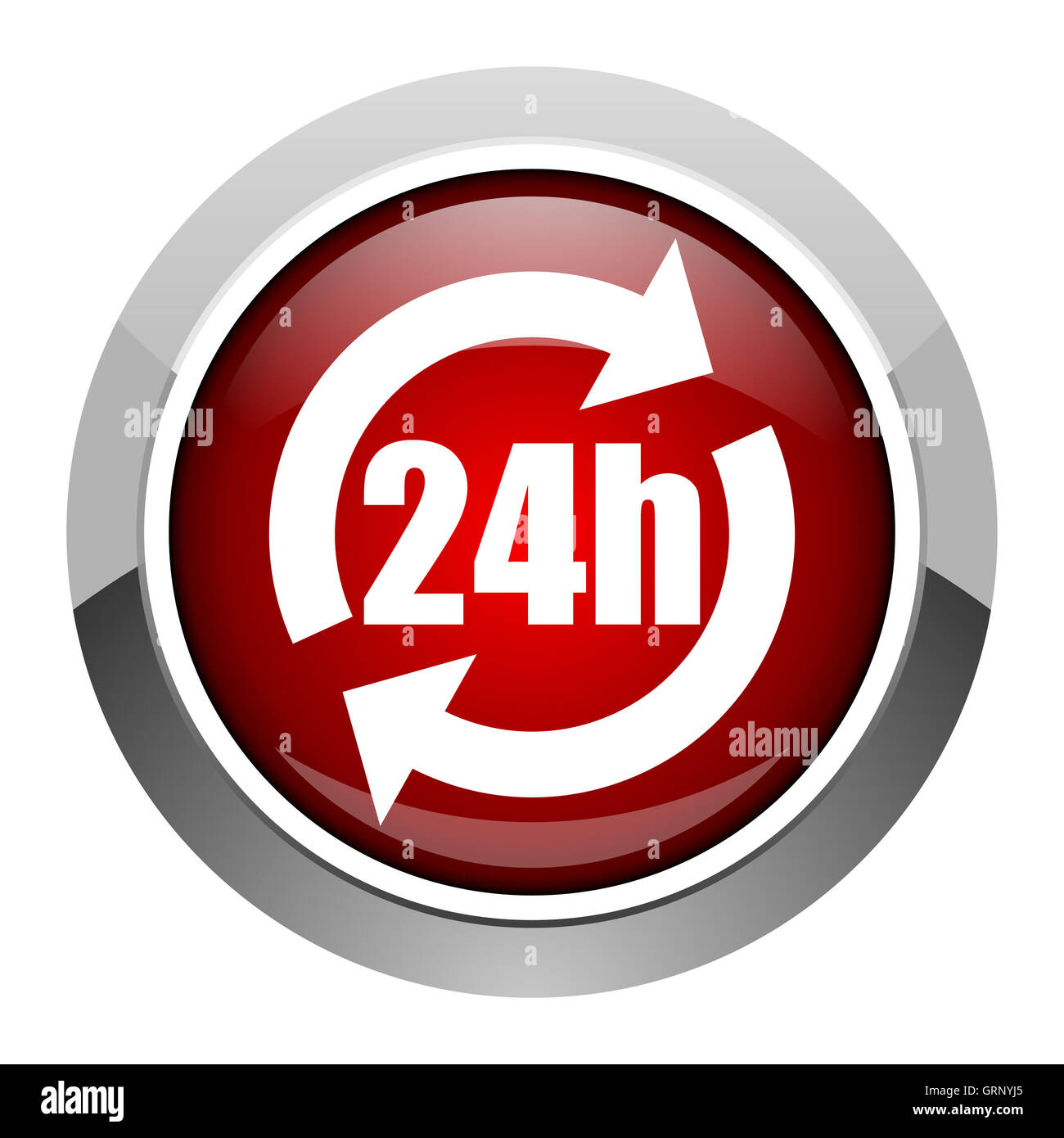 icona di 24h Foto Stock