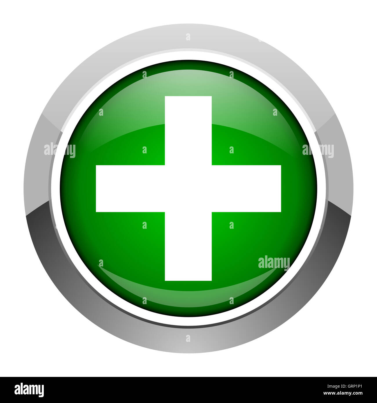 Icone Plus Foto Stock