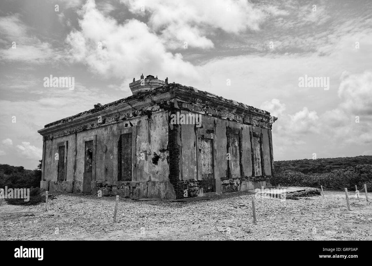 Puerto Ferro faro sull'isola di Vieques Foto Stock