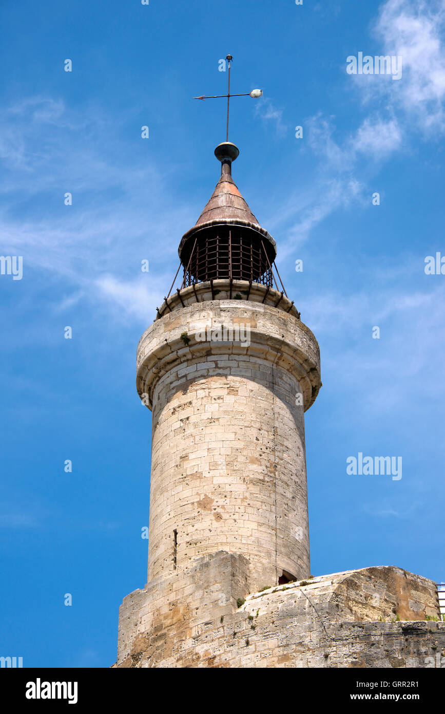 Tour de Costanza Aigues-Mortes Languedoc-Roussillon Francia Foto Stock