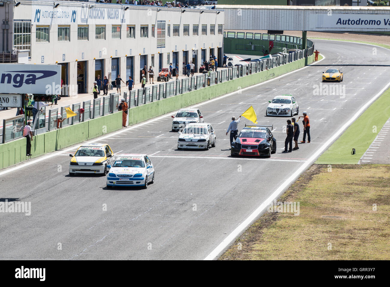 Circuito di Vallelunga racing days 2016 Foto Stock