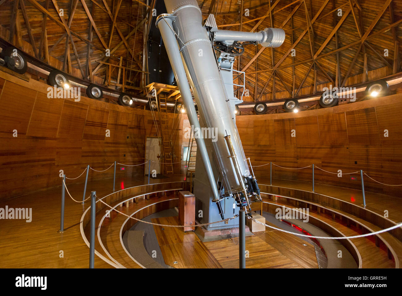 Flagstaff, in Arizona - Il telescopio Clark presso l'Osservatorio di Lowell. Foto Stock