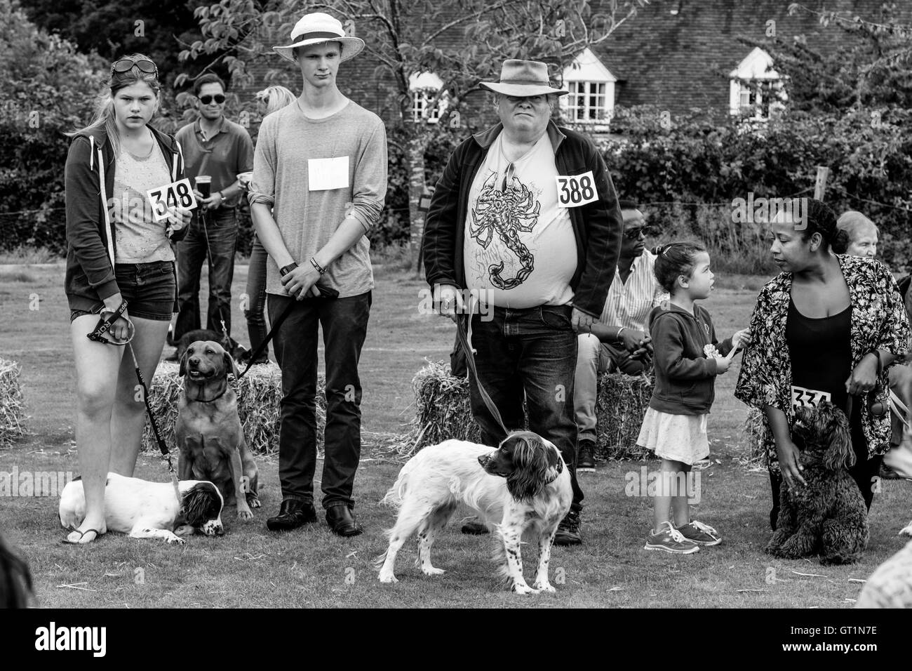 Il Dog Show All'annuale Hartfield Village Fete, Hartfield, East Sussex, Regno Unito Foto Stock