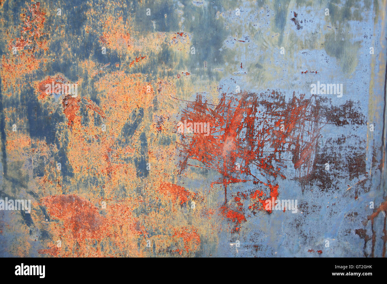 Rusry sfondo in metallo Foto Stock