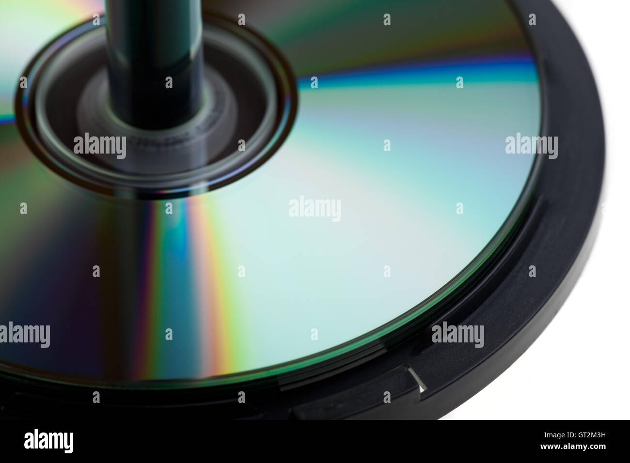 Cd su un mandrino Foto Stock