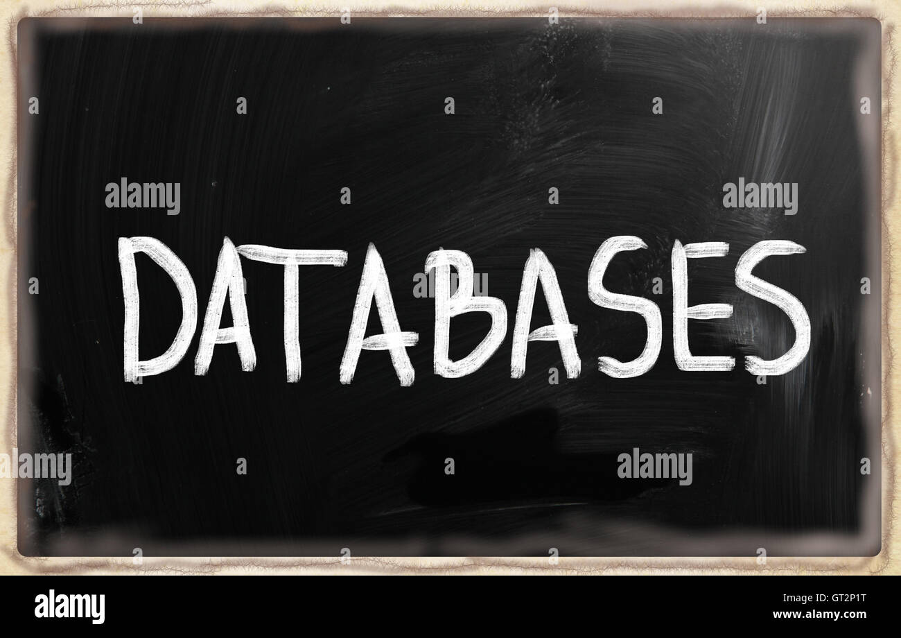 Database Foto Stock