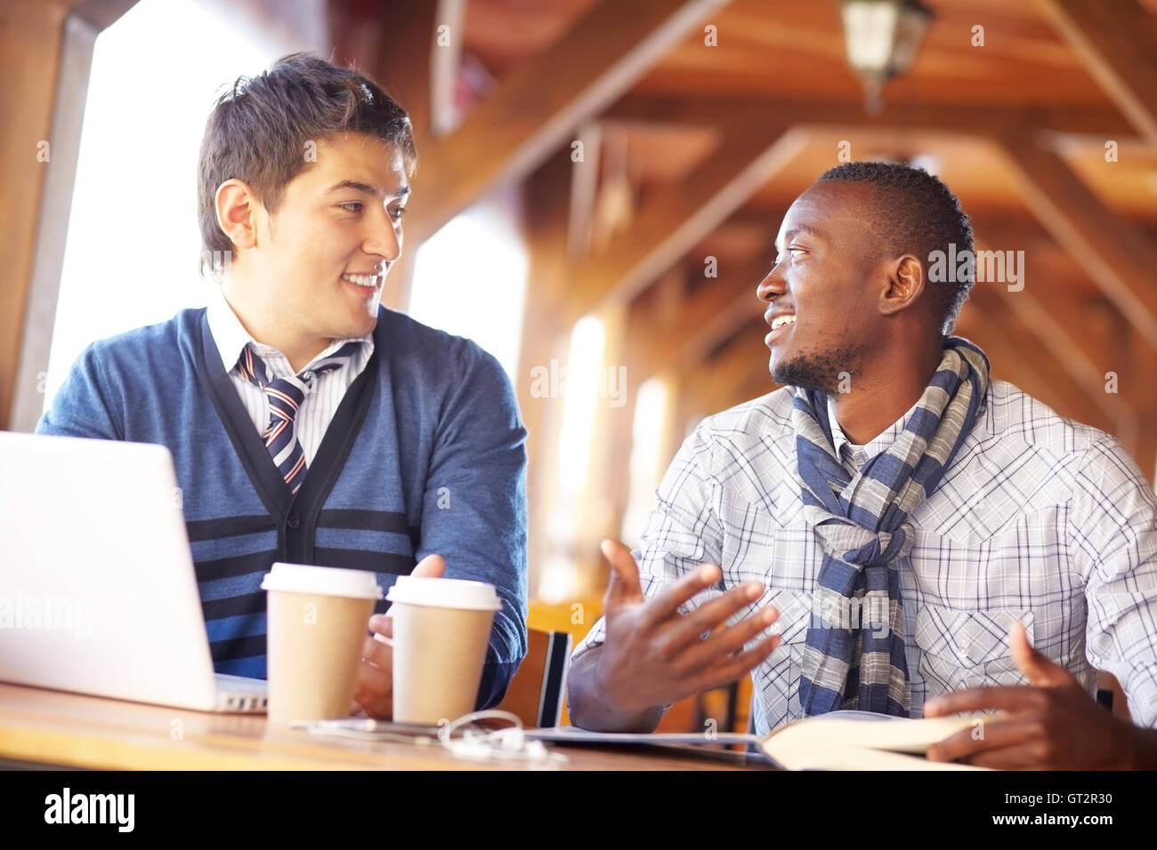 Comunicazione ragazzi Foto Stock