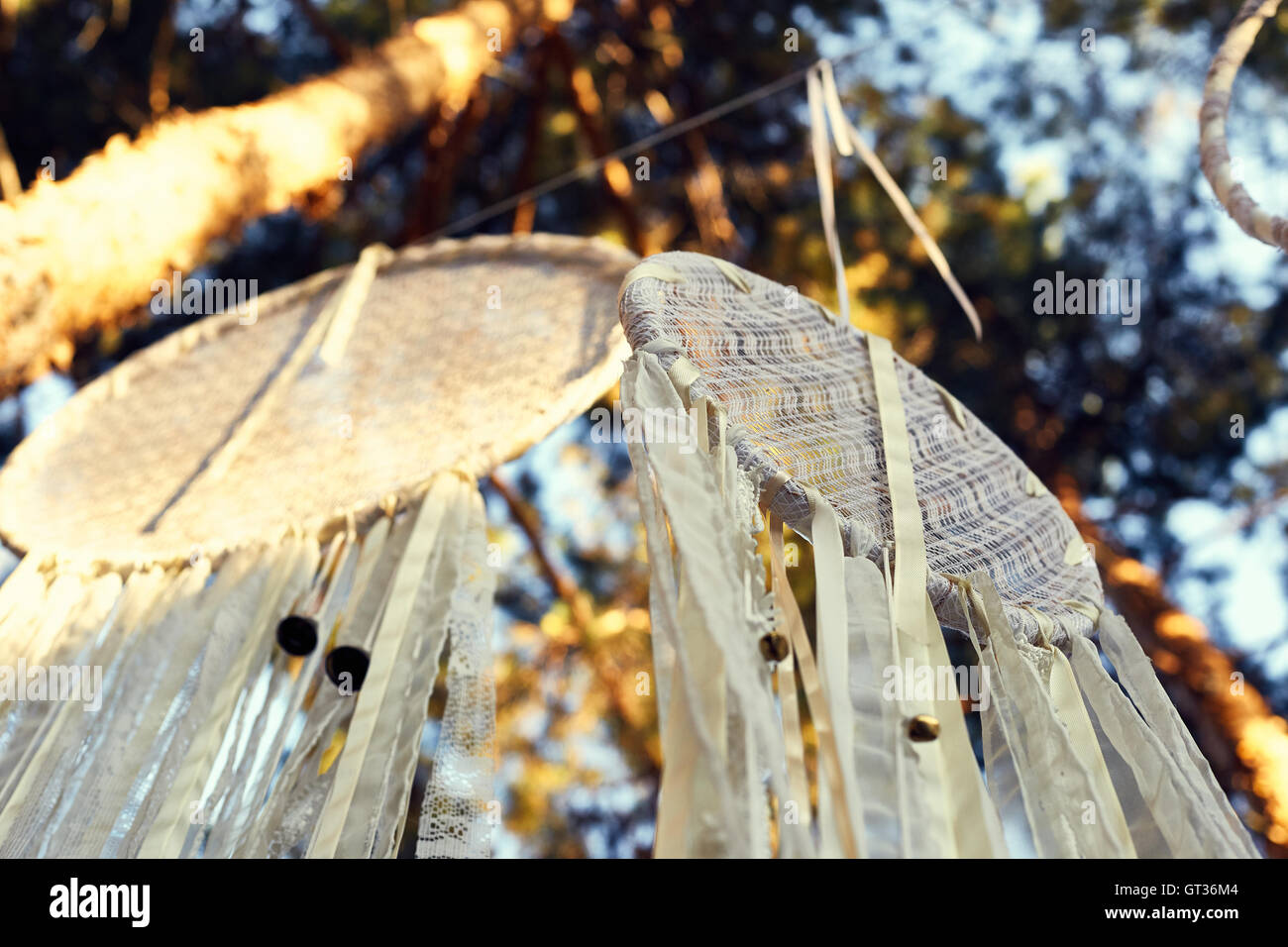 Fondo per la decorazione di nozze colore avorio Foto Stock