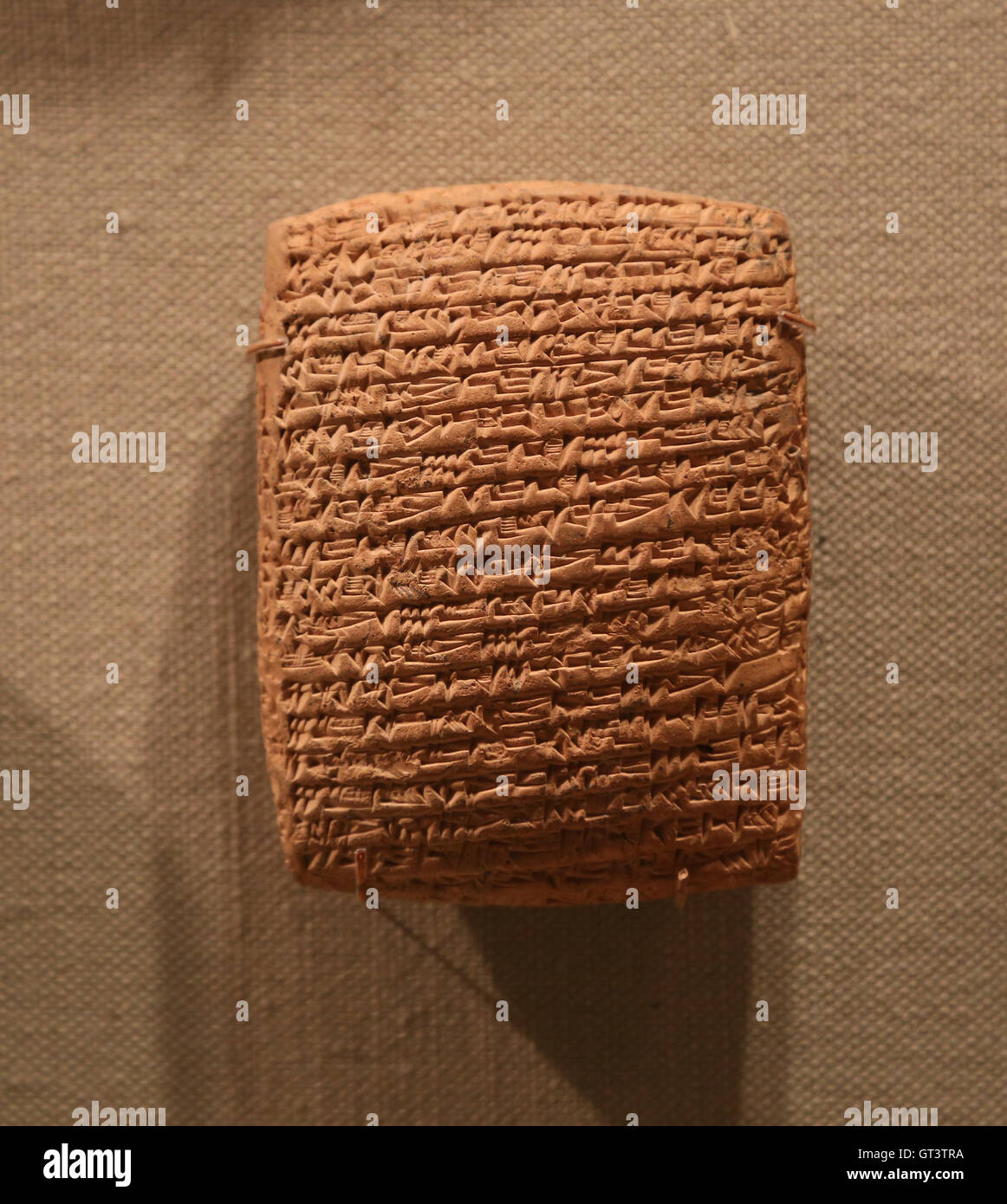 Tavoletta cuneiforme. Argilla. Vecchio assiro colonia di trading. Età del Bronzo medio. 20th del XIX secolo A.C. Foto Stock