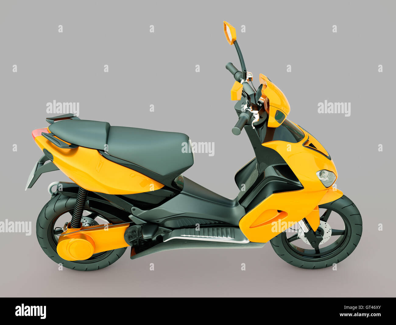 Scooter moderni Foto Stock