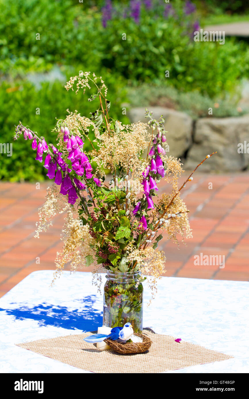 Wedding bouquet di fiori Foto Stock