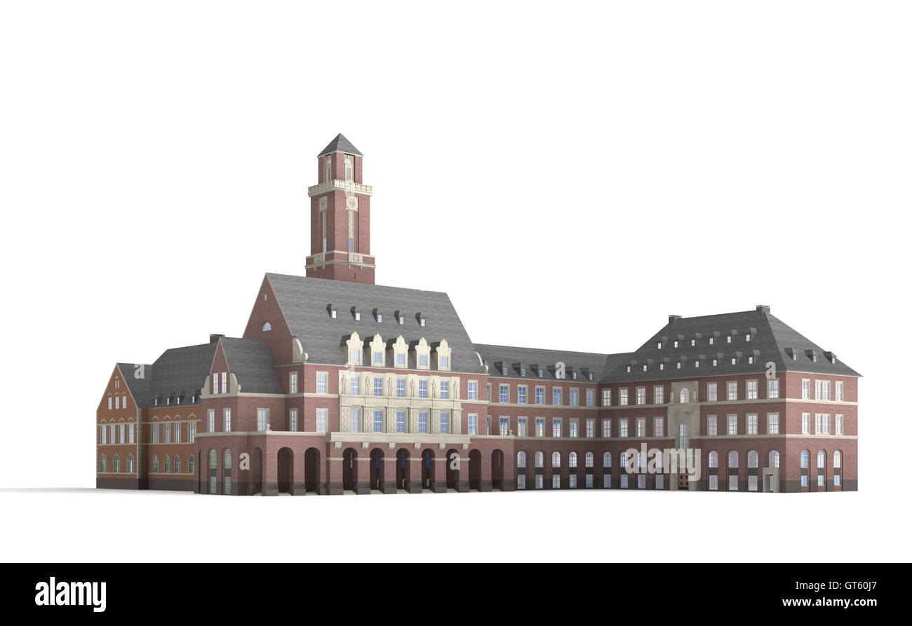 Bottrop City Hall 3 Foto Stock