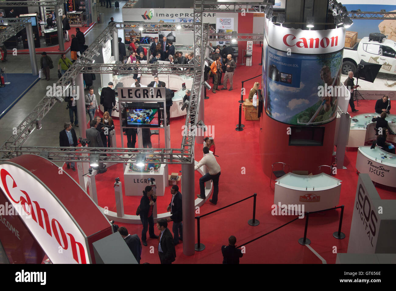 Milano Lombardia Italia. Photoshow 2011.Imaging e fotografia digitale fiera in Italia, con circa 300 espositori, con la maggior parte dei PIM Foto Stock