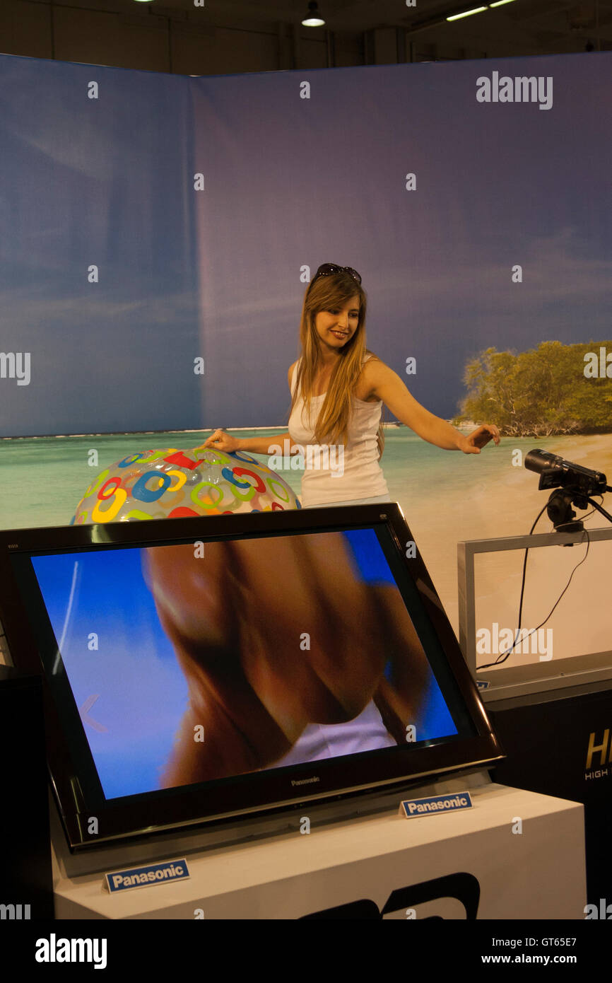 Milano Lombardia Italia. Photoshow 2011.Imaging e fotografia digitale fiera in Italia, con circa 300 espositori, con la maggior parte dei PIM Foto Stock