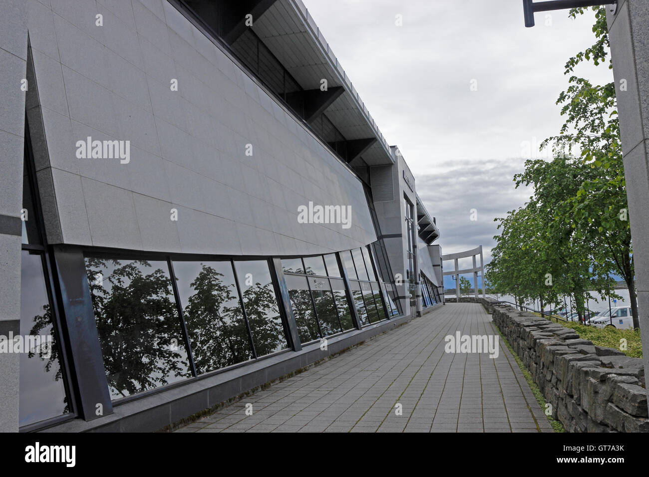 Aker football Stadium Molde, Norvegia Foto Stock