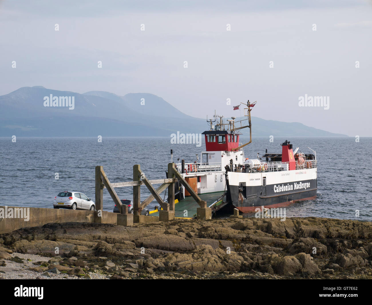 Traghetto a Cloanaig Foto Stock