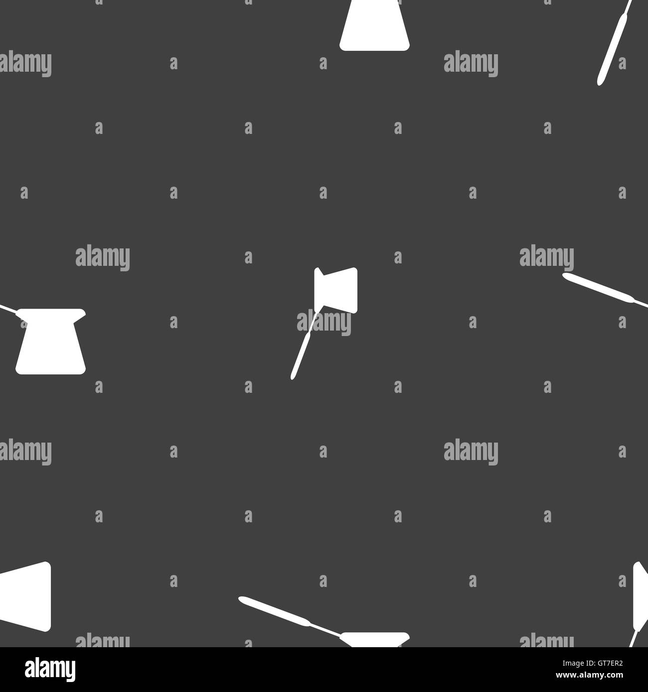 Il caffè turco segno. Seamless pattern su uno sfondo grigio. Vettore Illustrazione Vettoriale