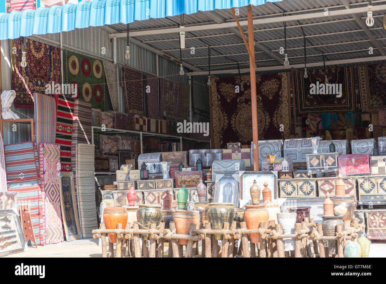 Masafi mercato del venerdì, Fujairah, EMIRATI ARABI UNITI Foto Stock