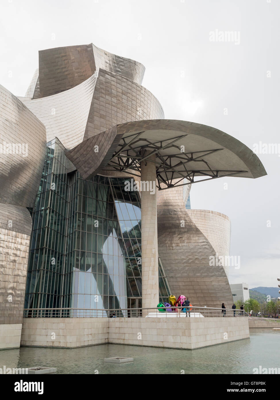 Museo Guggenheim Bilbao esterno Foto Stock