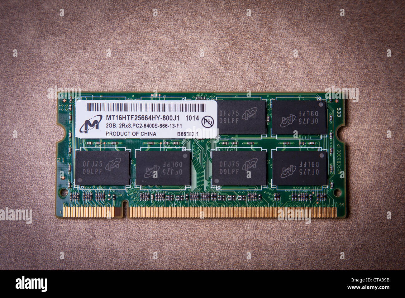 2gb laptop computer del modulo di memoria Foto Stock