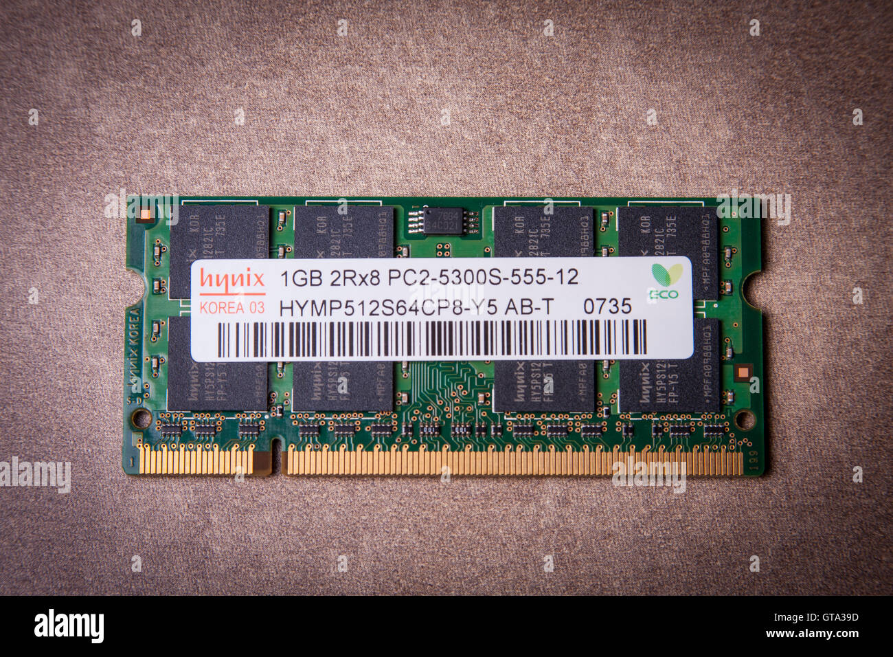 1gb laptop computer del modulo di memoria Foto Stock