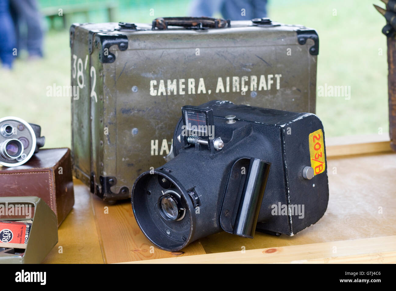 Graflex K-20 telecamera antenna utilizzato dall'esercito Air Force, U.S. Navy e Marine Corps. Foto Stock