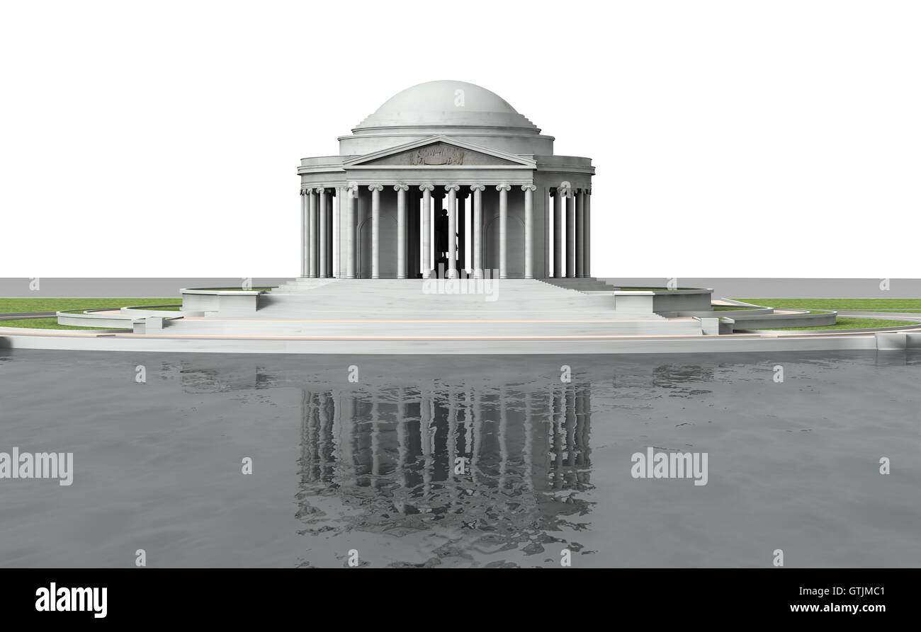 Jefferson Memorial 1 Foto Stock