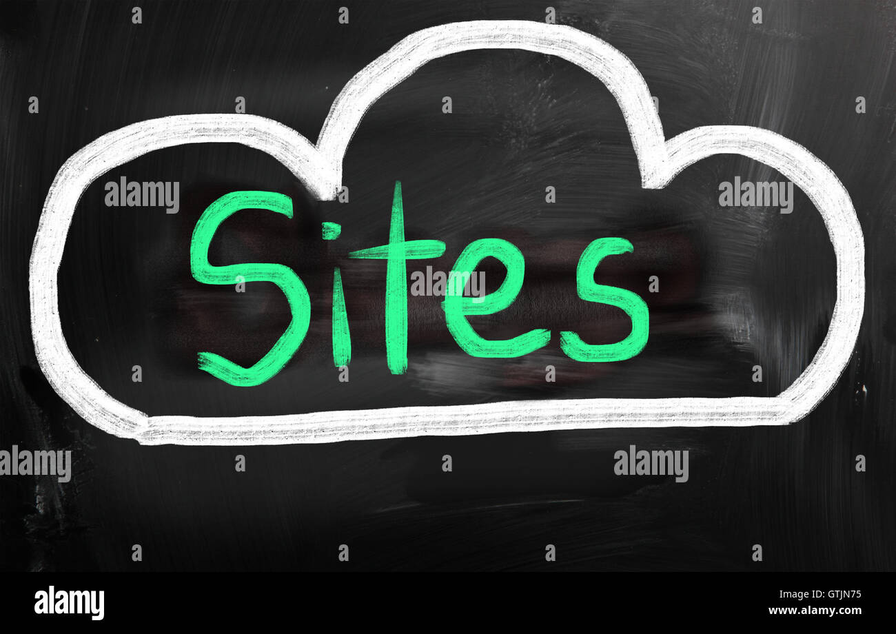 La tecnologia di cloud computing concept Foto Stock