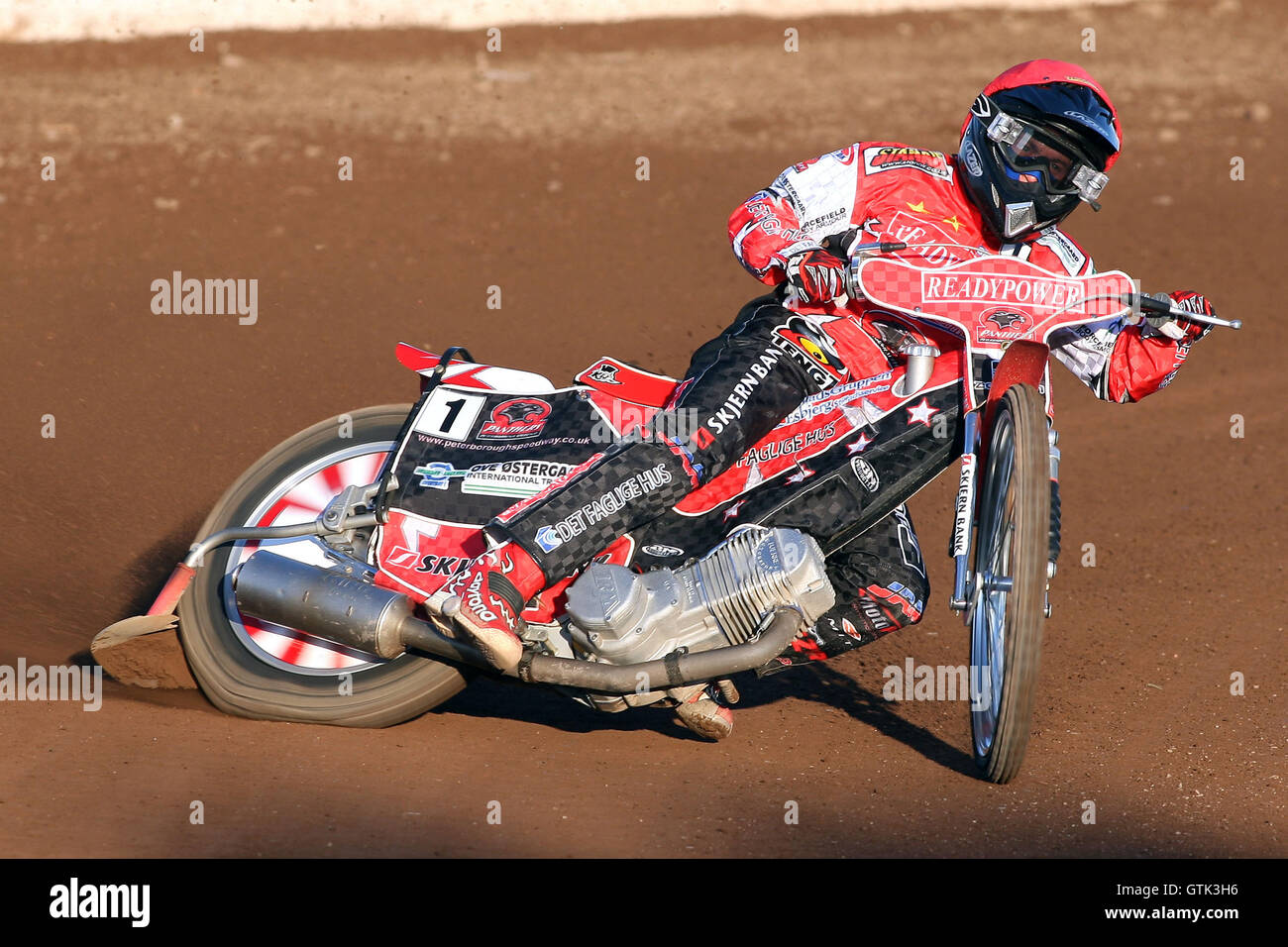 Kenneth Bjerre giostre per Peterborough - Lakeside Martelli vs Peterborough  Panthers - Sky Sport Elite League Speedway ad est dell' Inghilterra  Showground - 03/06/10 Foto stock - Alamy