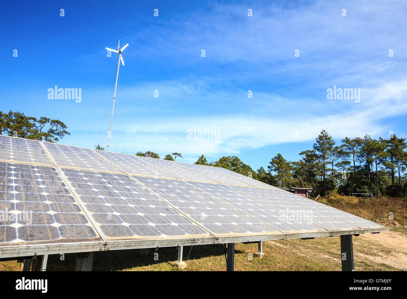 energia solare Foto Stock