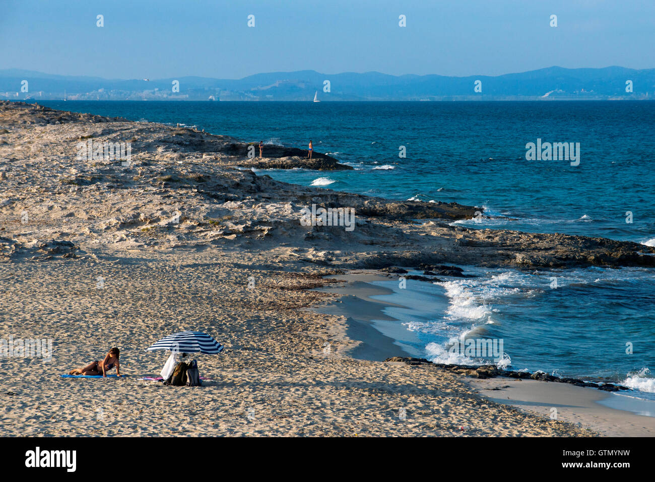 Sa Roqueta Beach E Spiaggia Di Ses Illetes Isole Baleari