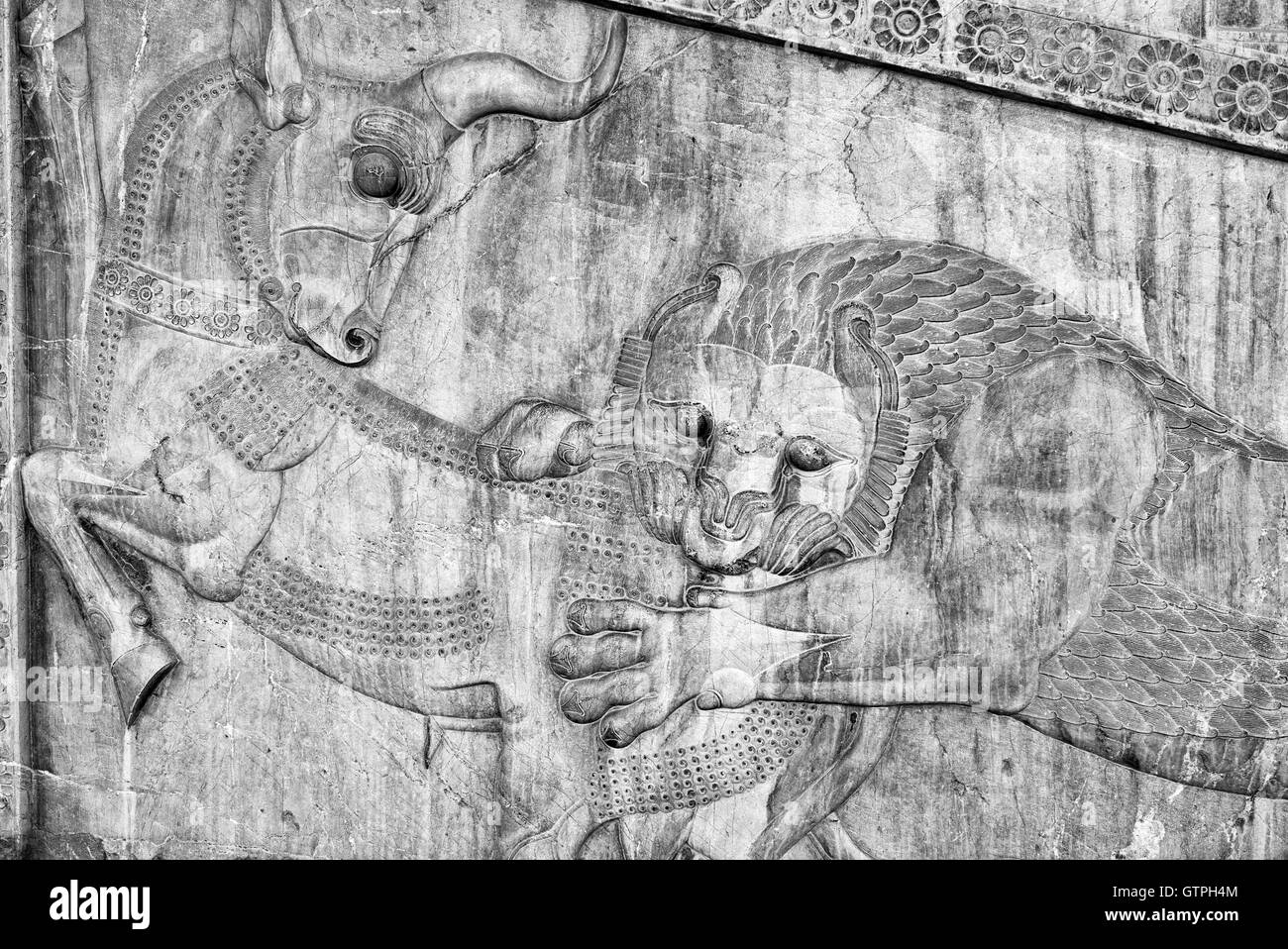 Persepolis letteralmente significa "la città di persico", noto anche come il trono di Jamshid , era il cerimoniale di capitale dell'Impero Achemenide (ca. 550-330 BC). Persepolis è situato a 60 km a nord-est della città di Shiraz nel far Provincia, Iran. I primi resti di Persepoli risalgono al 515 A.C. Esso esemplifica il stile achemenide di architettura. L'UNESCO ha dichiarato le rovine di Persepolis un sito del Patrimonio Mondiale nel 1979. Foto Stock