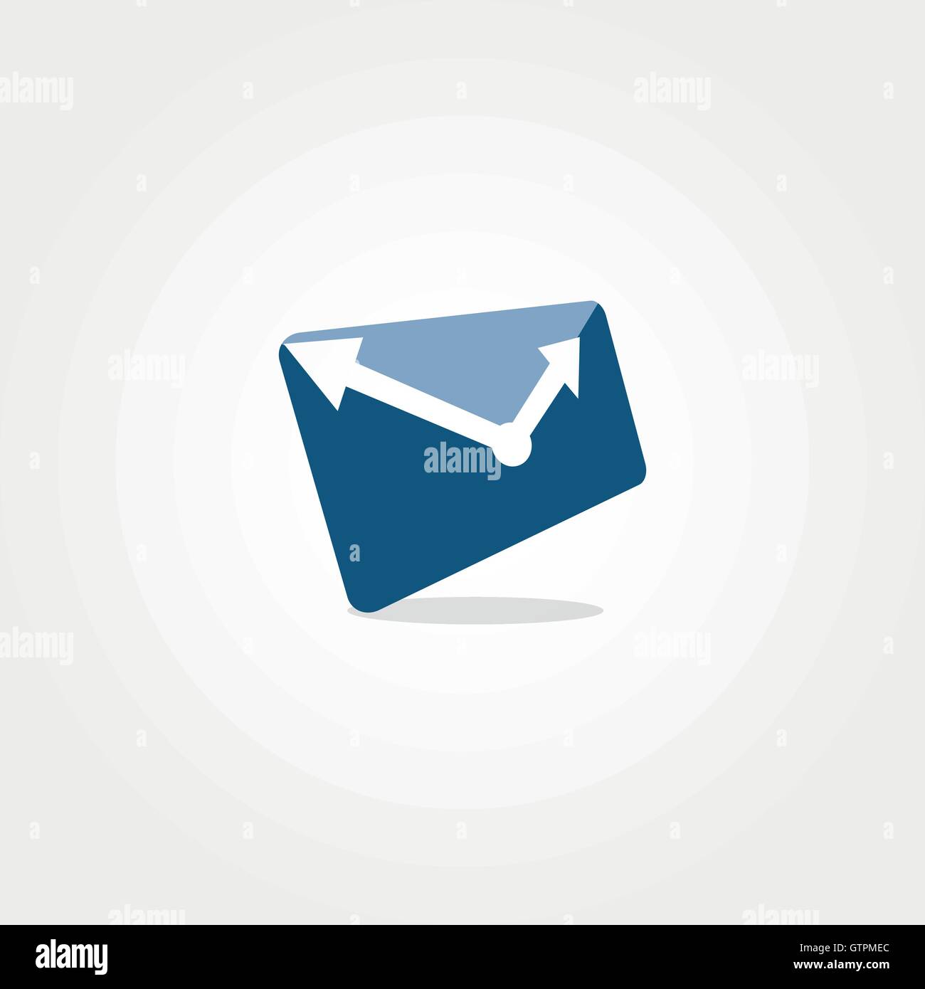 Belli, isolati, rigorosa guarda. Invio di messaggi. Abstract rettangolare forma vettoriale. Eleganti e in stile minimalista, piatta e stilizzata en Illustrazione Vettoriale