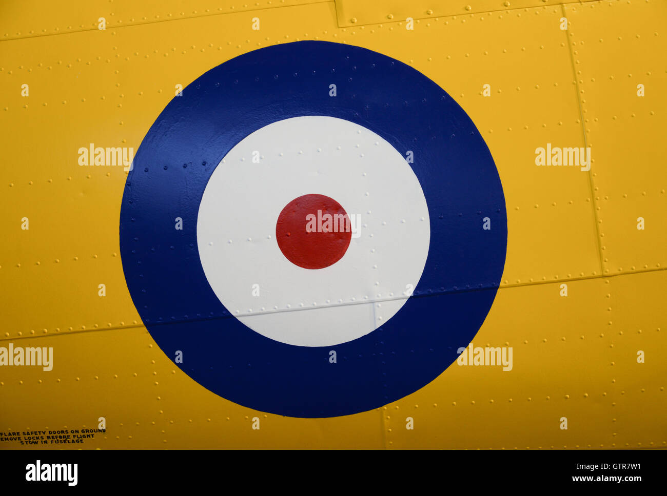 Digitare un roundel applicata a Bristol Fairchild Bolingbroke (9940) è conservato presso il Museo Nazionale di Volo Foto Stock