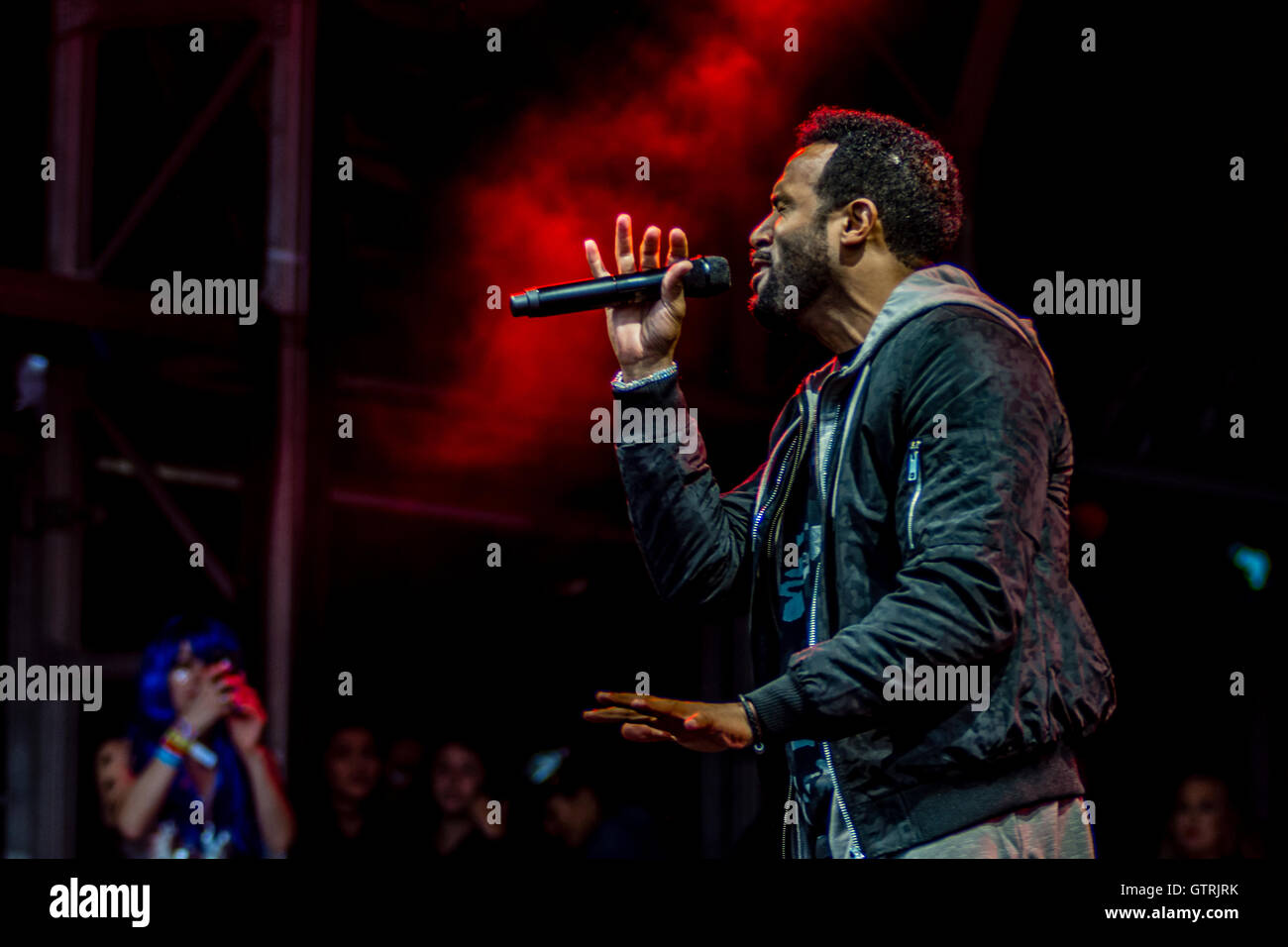 Robin Hill Country Park, Isle of Wight, Regno Unito. Decimo Sep, 2016. Craig David TS5 a Bestival Robin Hill Country Park Isle of Wight UK 10-09-16 Credito: James Houlbrook/Alamy Live News Foto Stock