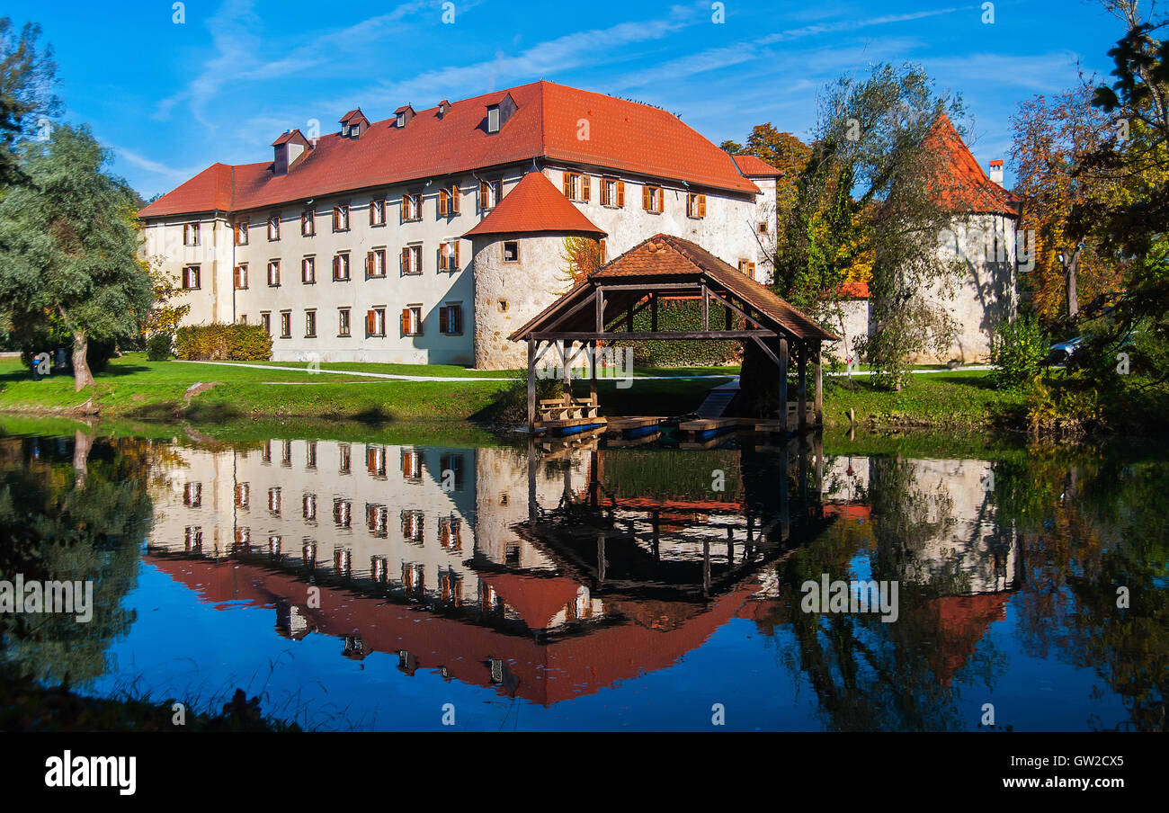 Castello Otocec, Slovenia Foto Stock